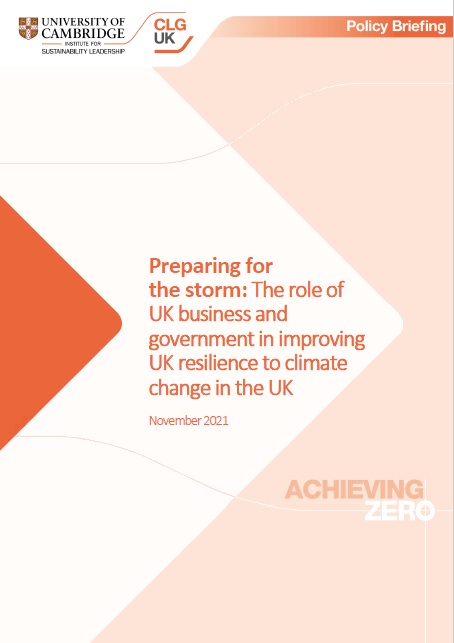 CLG UK resilience report title page CLG UK resilience report title page