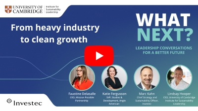 Listen too Heavy Industry to Clean Growth