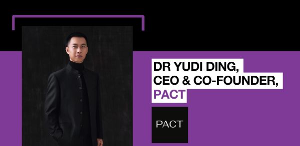 Yudi and the PACT logo are combined on a Canopy Design