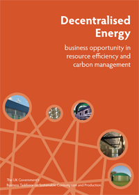 Decentralised Energy business opportunity in resource efficiency and carbon management