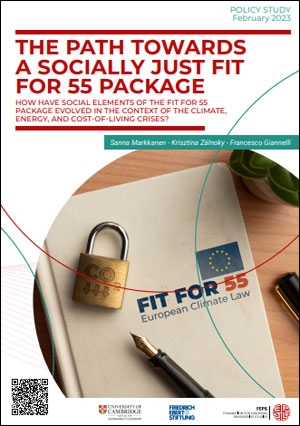  How have social elements of the Fit for 55 package evolved in the context of the climate, energy, and cost-of-living crises?