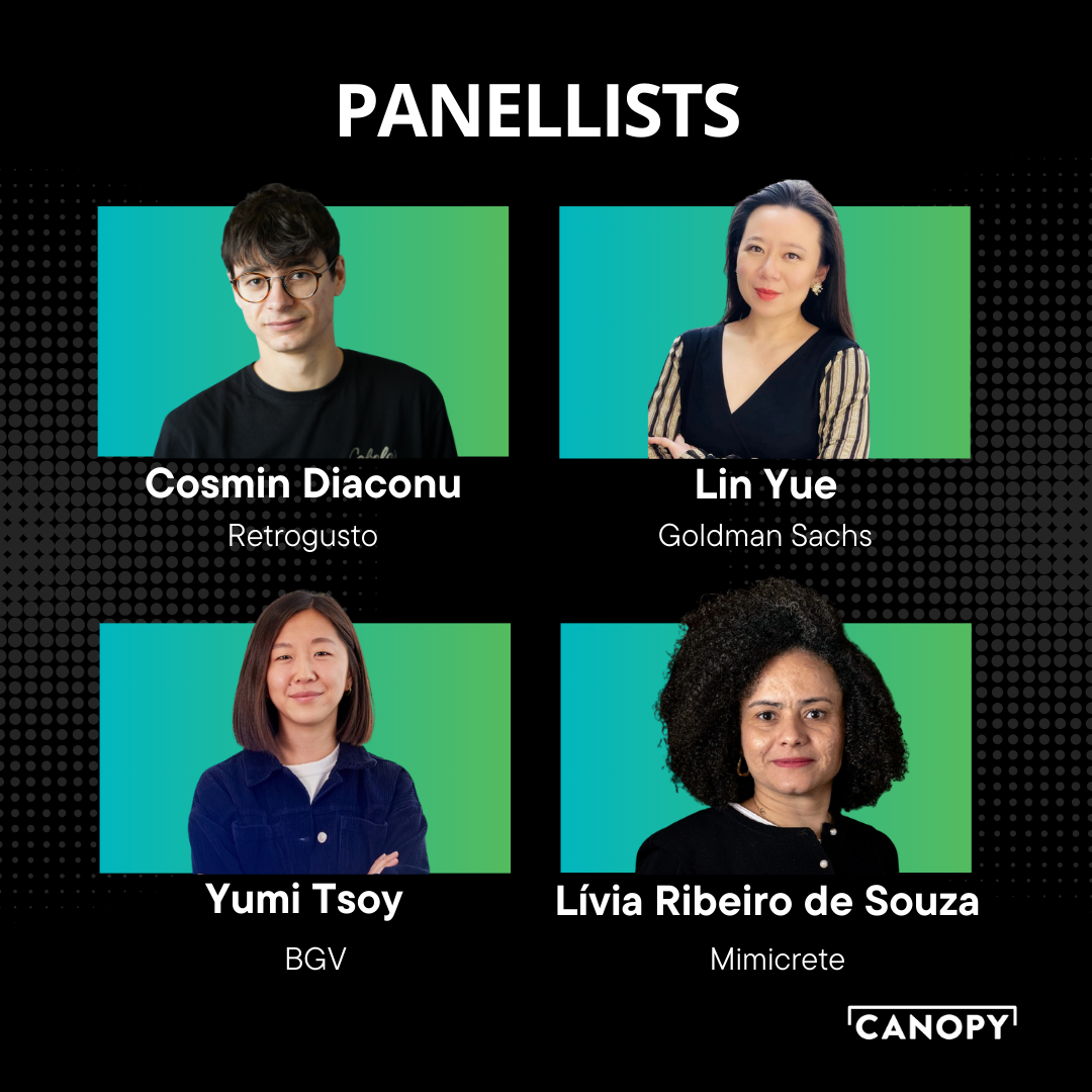 Panellists for CISL Canopy's event on inclusivity leadership for startups