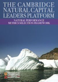 Nat Cap Metrics Selection Framework