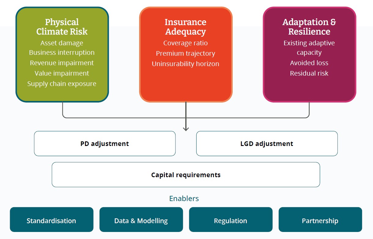 Resilience-Adjusted Credit Risk framework