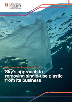 Sky removing single use plastic