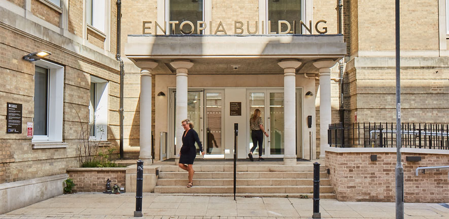 Entopia building entrance Entopia building entrance