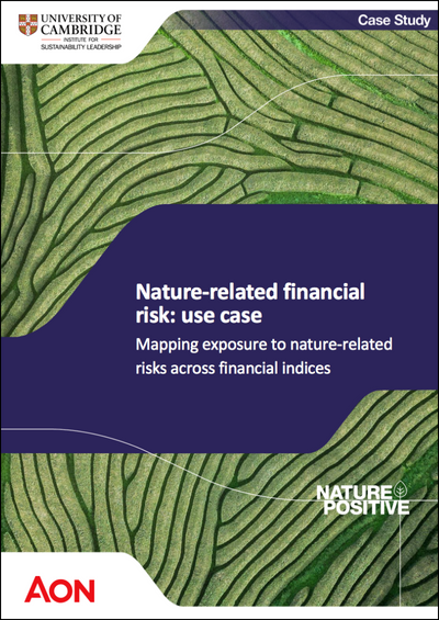 Mapping exposure to nature-related risks across financial indices (Aon) Mapping exposure to nature-related risks across financial indices (Aon)