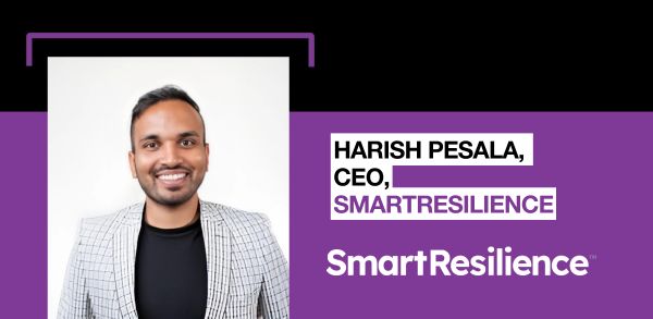 Harish and the SmartResilience Logo together on a Canopy Template to introduce them to the Canopy Community