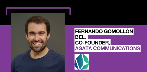 Agata Communications and founder Fernando join the Canopy Community Fernando and the Agata Communications logo on a Canopy design welcoming new members