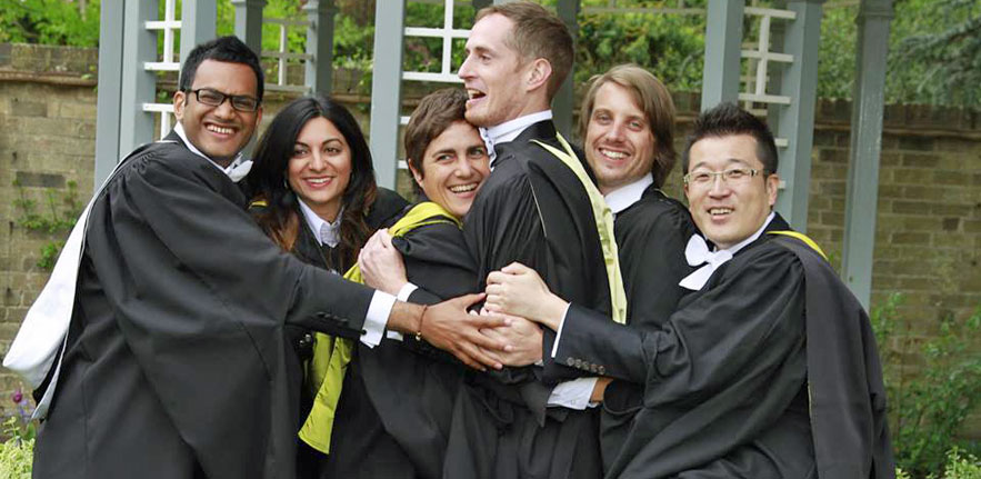 Graduation of Master's Students Graduation of Master's Students; photo credit Neal Mehta, MSt 2010–12