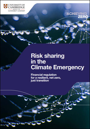 Risk Sharing in the Climate Emergency Risk Sharing in the Climate Emergency