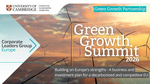 Event: Green Growth Summit 2026: Building on Europe's strengths - A business and investment plan for a decarbonised and competitive EU, 16 March 2026