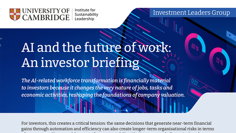 AI and the future of work: An investor briefing