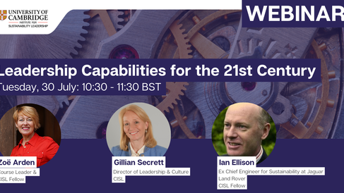 Leadership Lab Webinar: meet the panellists Zoe Arden, Gillian Secrett and Ian Ellison