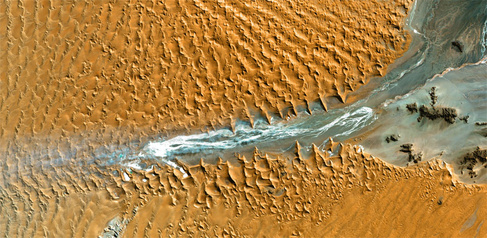 Desert and river