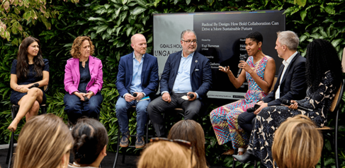 Discussion panel at New York Climate Week
