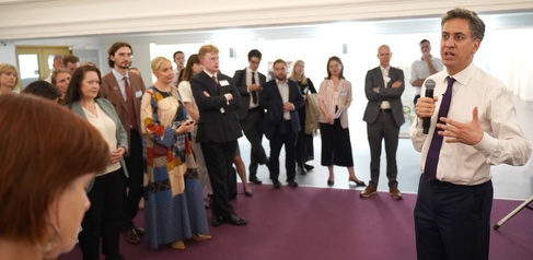 Ed Miliband addresses the BGA event at London Climate Action Week 2025