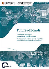  The use of relevant impact data and wider information in strategic decision-making, Full Report