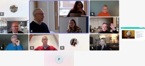 Screen grab of online summit attended by CISL and CISL Ambassadors