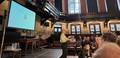 Lindsay Hooper spoke at European Outdoor Summit