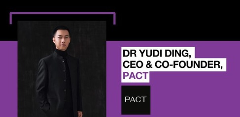 Yudi and the PACT logo are combined on a Canopy Design