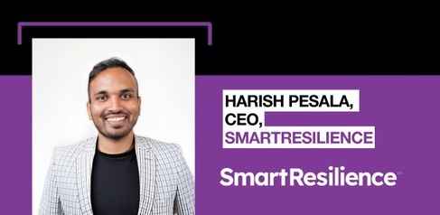 Harish and the SmartResilience Logo together on a Canopy Template to introduce them to the Canopy Community
