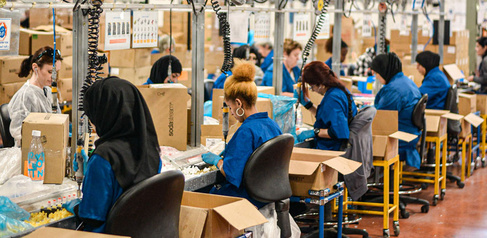 Factory production line