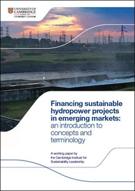 Financing sustainable hydro