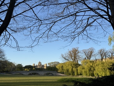 Trinity College bridge with St John's College in the background