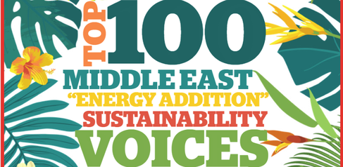 Top 100 Middle East Energy Addiction Sustainability Voices