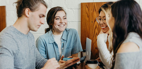People in a meeting