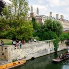 Students at trinity hall gardens