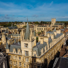 Arial view of Cambridge, UK