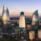 Skyline of Baku, Azerbaijan