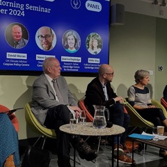 Panel discussion at COP29 seminar at Entopia Building, 17 October 2024
