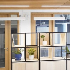 Office furniture inside the Entopia Building - photo by Chris Loades