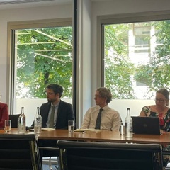 CISL's Beverley Cornaby (second from right) participating in E3G panel at London Climate Action Week