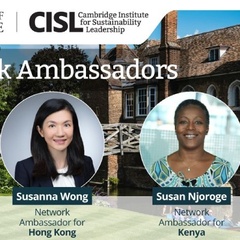 CISL's new Network Ambassadors: Susanna Wong, Network Ambassador for Hong Kong, and Susan Njoroge, Network Ambassador for Kenya.