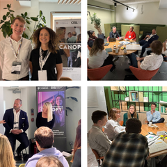 Participants at CISL and The Crown Estate Water Systems hack day, all aiming to improve water systems.