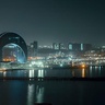 Night scene in Baku