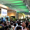 People visit the green zone at COP30