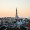 Brussels sunset