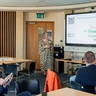 Dr Kayla Friedman presenting