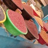 Food on sale at market in Busia, Kenya