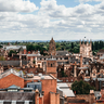 Cambridge City aerial view
