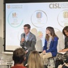 Panel discussion at COP16 event hosted by CISL. Left to right: Lindsay Hooper, Interim CEO of CISL; Matt Jones, Chief Impact Officer at the United Nations Environment Programme World Conservation Monitoring Centre (UNEP-WCMC); Fiona Dobson, Senior Interna
