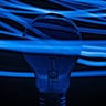 Lightbulb with luminous reflections