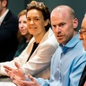 James Cole (second from right) speaks at a London Climate Action Week event