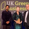 CISL's CEO, Lindsay Hooper (centre), receives her award