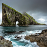 Seashore cliffs